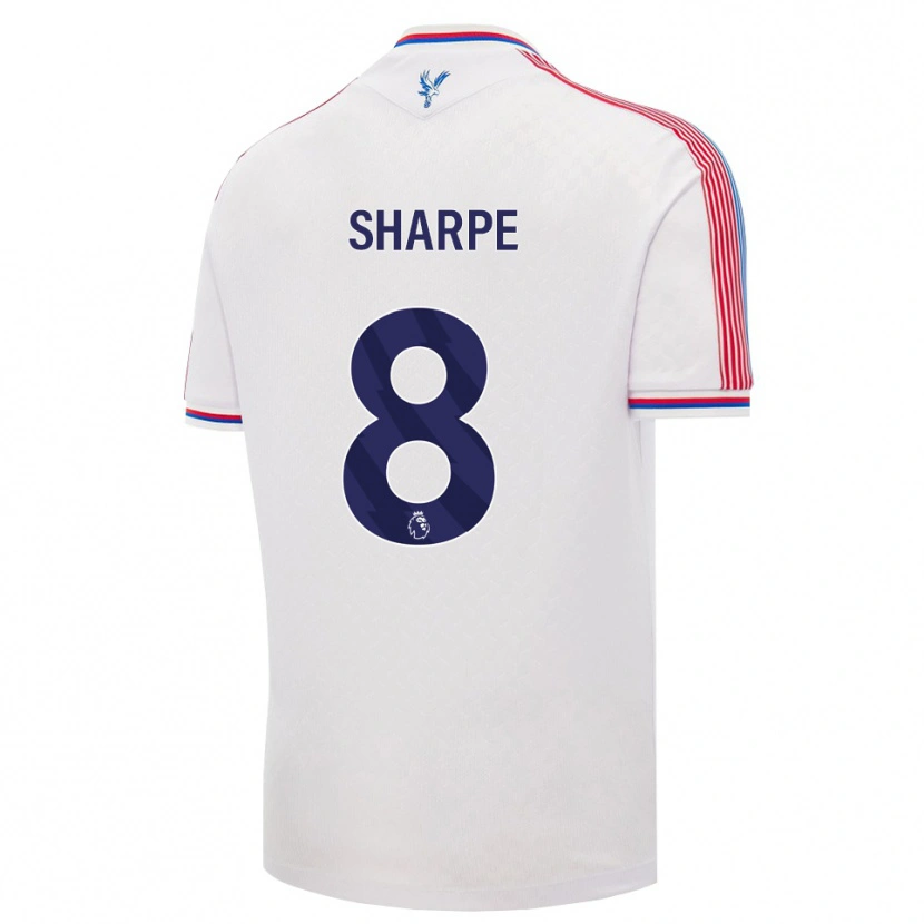 Danxen Uomo Maglia Molly-Mae Sharpe #8 Bianco Rosso Blu Kit Gara Home 2026/27 Maglietta