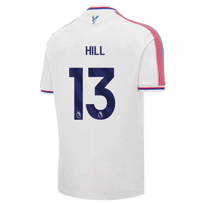 Danxen Uomo Maglia Marcus Hill #13 Bianco Rosso Blu Kit Gara Home 2026/27 Maglietta