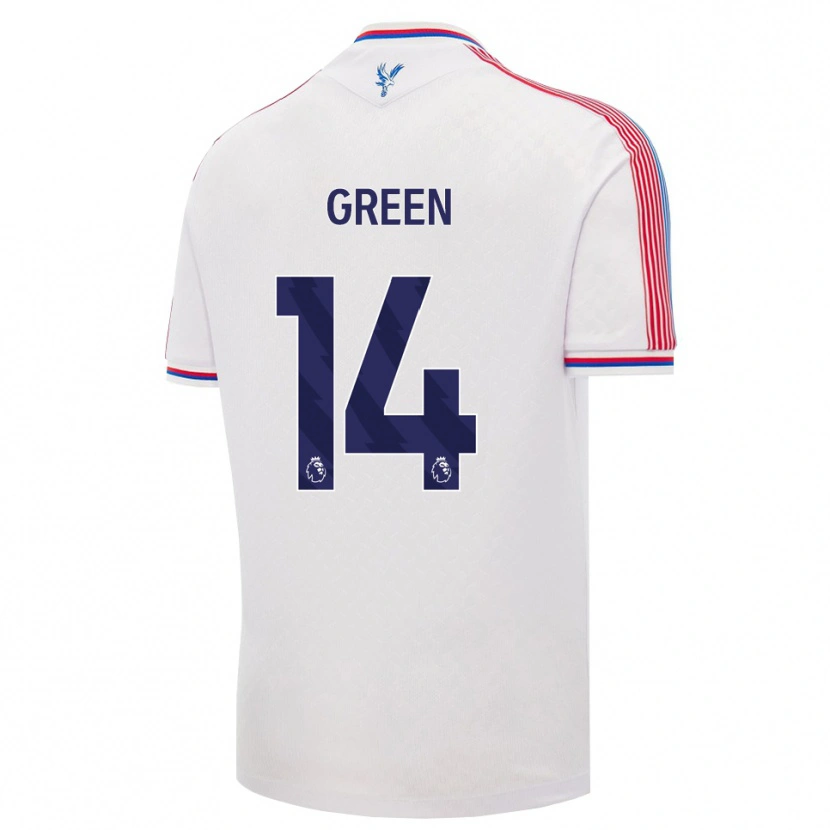 Danxen Uomo Maglia Josie Green #14 Bianco Rosso Blu Kit Gara Home 2026/27 Maglietta