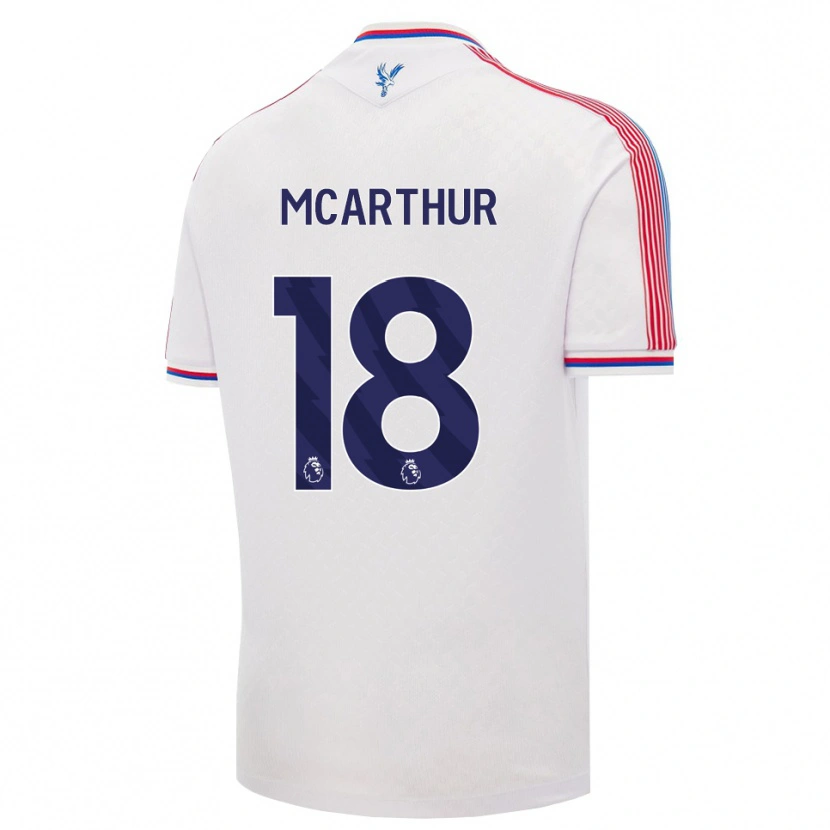 Danxen Uomo Maglia James Mcarthur #18 Bianco Rosso Blu Kit Gara Home 2026/27 Maglietta