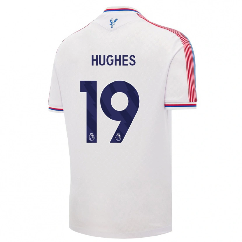 Danxen Uomo Maglia Will Hughes #19 Bianco Rosso Blu Kit Gara Home 2026/27 Maglietta