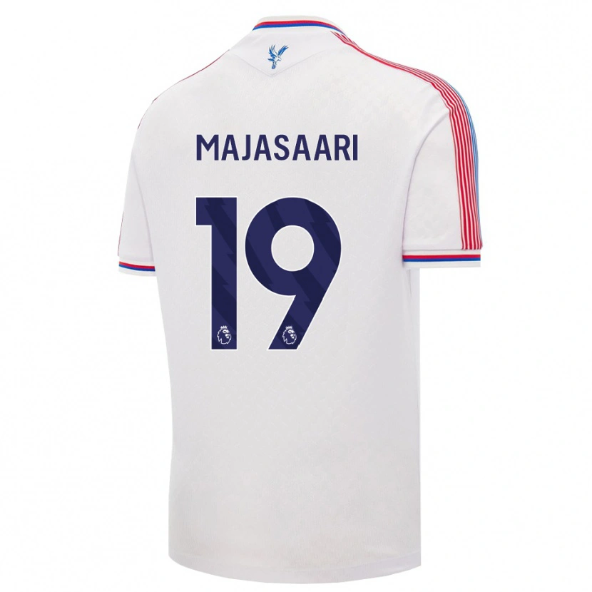 Danxen Uomo Maglia Milla-Maj Majasaari #19 Bianco Rosso Blu Kit Gara Home 2026/27 Maglietta