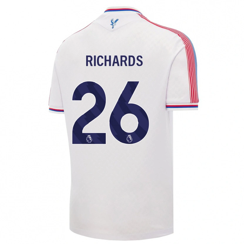 Danxen Uomo Maglia Chris Richards #26 Bianco Rosso Blu Kit Gara Home 2026/27 Maglietta