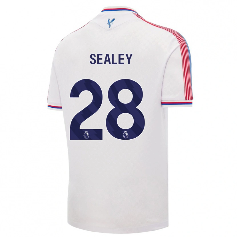 Danxen Uomo Maglia Amaari Sealey #28 Bianco Rosso Blu Kit Gara Home 2026/27 Maglietta