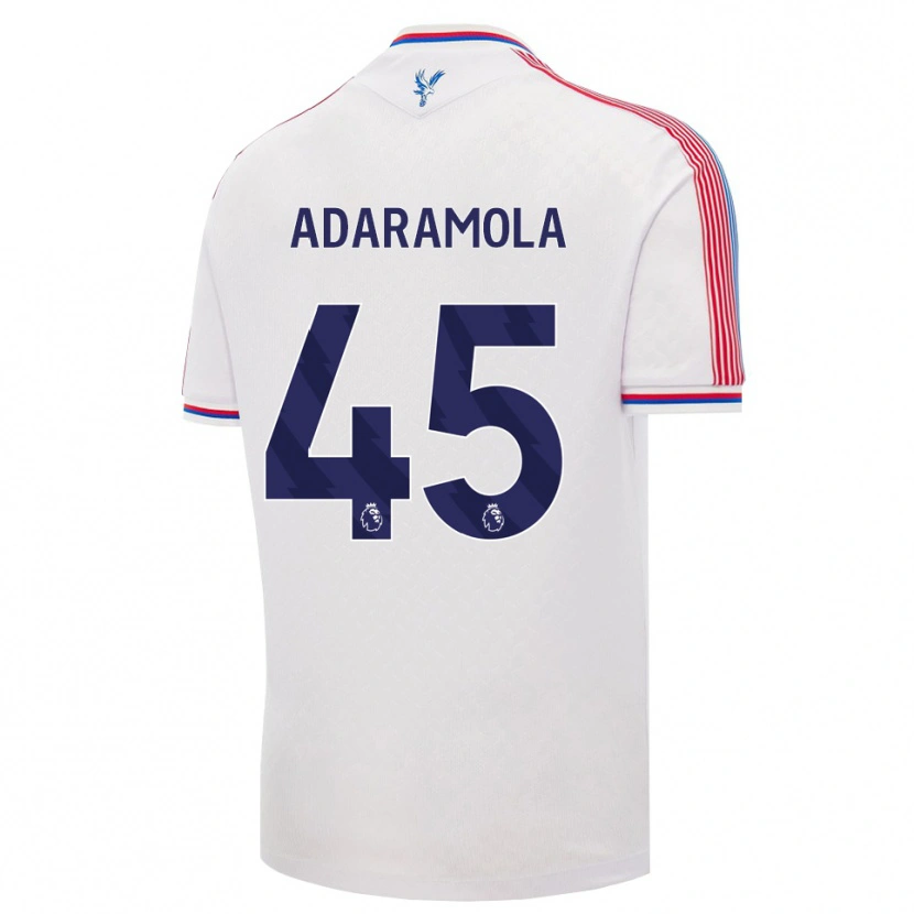 Danxen Uomo Maglia Tayo Adaramola #45 Bianco Rosso Blu Kit Gara Home 2026/27 Maglietta