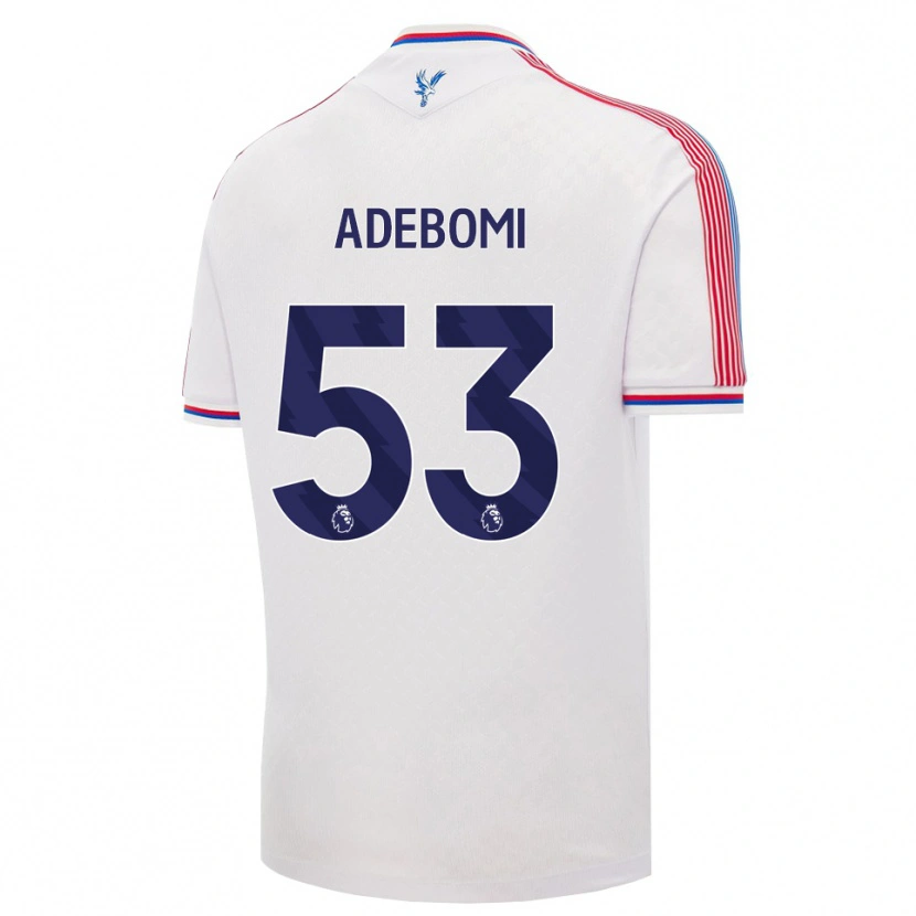 Danxen Uomo Maglia Ademola Ola Adebomi #53 Bianco Rosso Blu Kit Gara Home 2026/27 Maglietta