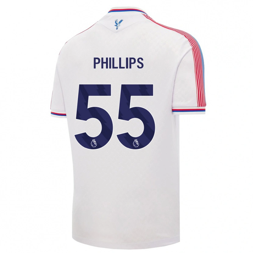 Danxen Uomo Maglia Killian Phillips #55 Bianco Rosso Blu Kit Gara Home 2026/27 Maglietta