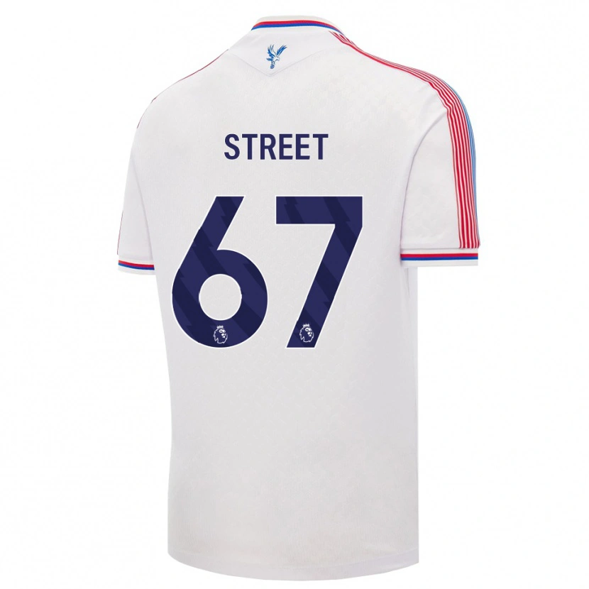 Danxen Uomo Maglia Rob Street #67 Bianco Rosso Blu Kit Gara Home 2026/27 Maglietta
