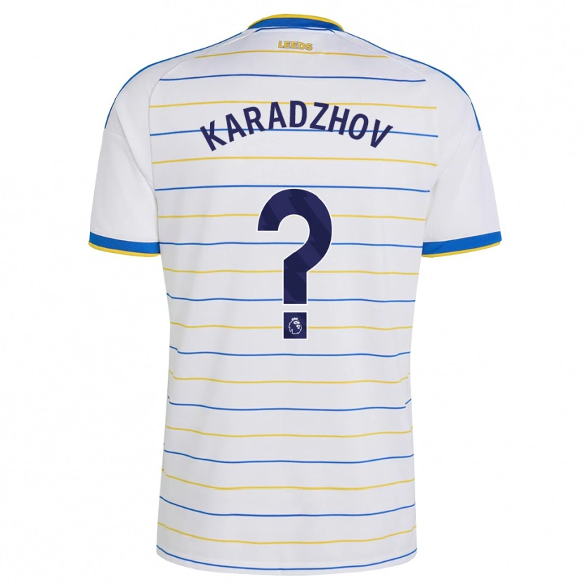 Danxen Uomo Maglia Viktor Karadzhov #0 Rosso Giallo Blu Kit Gara Home 2026/27 Maglietta