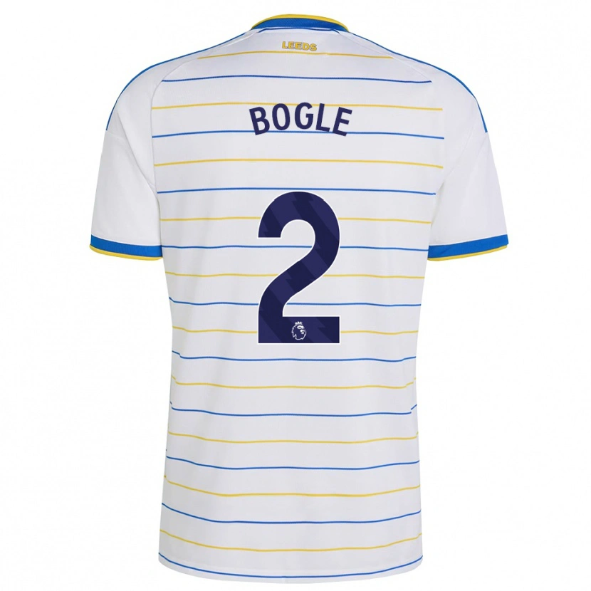 Danxen Uomo Maglia Jayden Bogle #2 Rosso Giallo Blu Kit Gara Home 2026/27 Maglietta