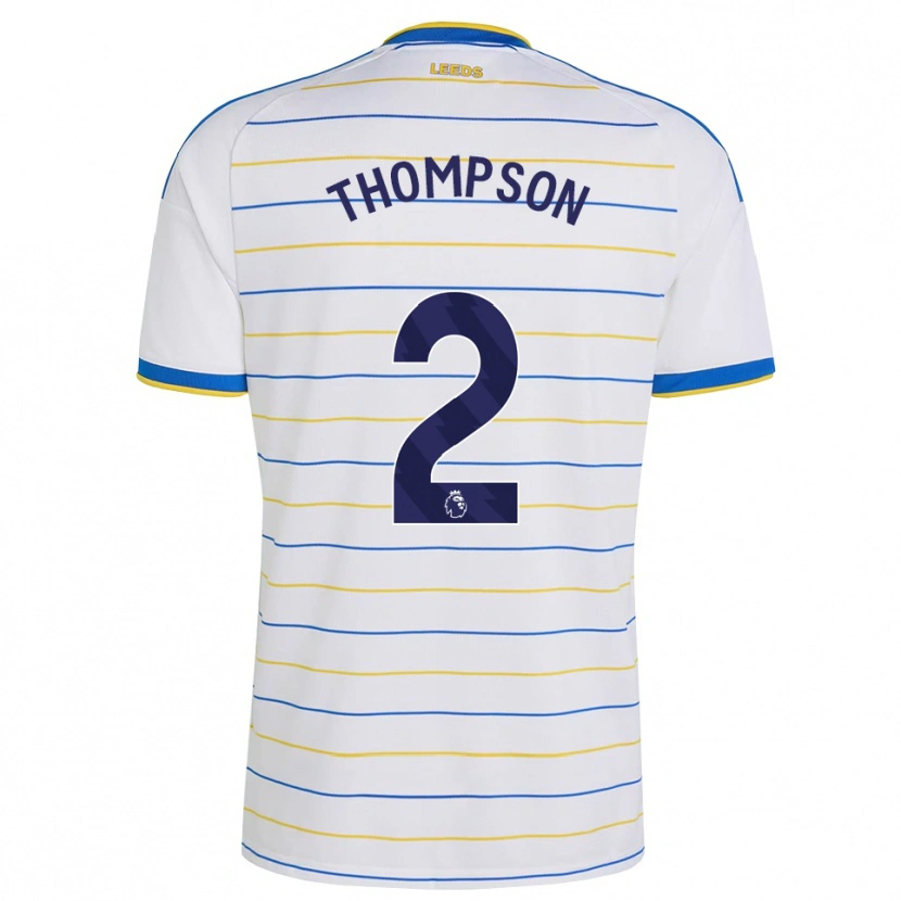 Danxen Uomo Maglia Aiden Thompson #2 Rosso Giallo Blu Kit Gara Home 2026/27 Maglietta