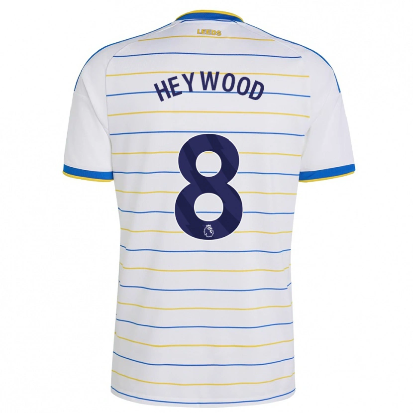 Danxen Uomo Maglia Owen Heywood #8 Rosso Giallo Blu Kit Gara Home 2026/27 Maglietta