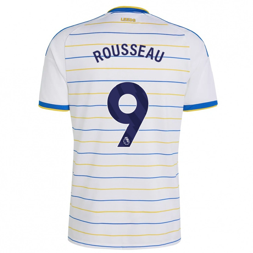 Danxen Uomo Maglia Jess Rousseau #9 Rosso Giallo Blu Kit Gara Home 2026/27 Maglietta