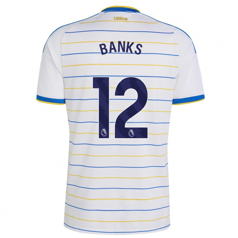 Danxen Uomo Maglia George Banks #12 Rosso Giallo Blu Kit Gara Home 2026/27 Maglietta
