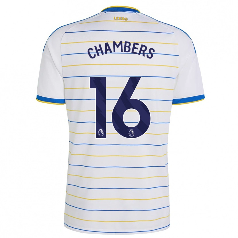 Danxen Uomo Maglia Lloyd Chambers #16 Rosso Giallo Blu Kit Gara Home 2026/27 Maglietta