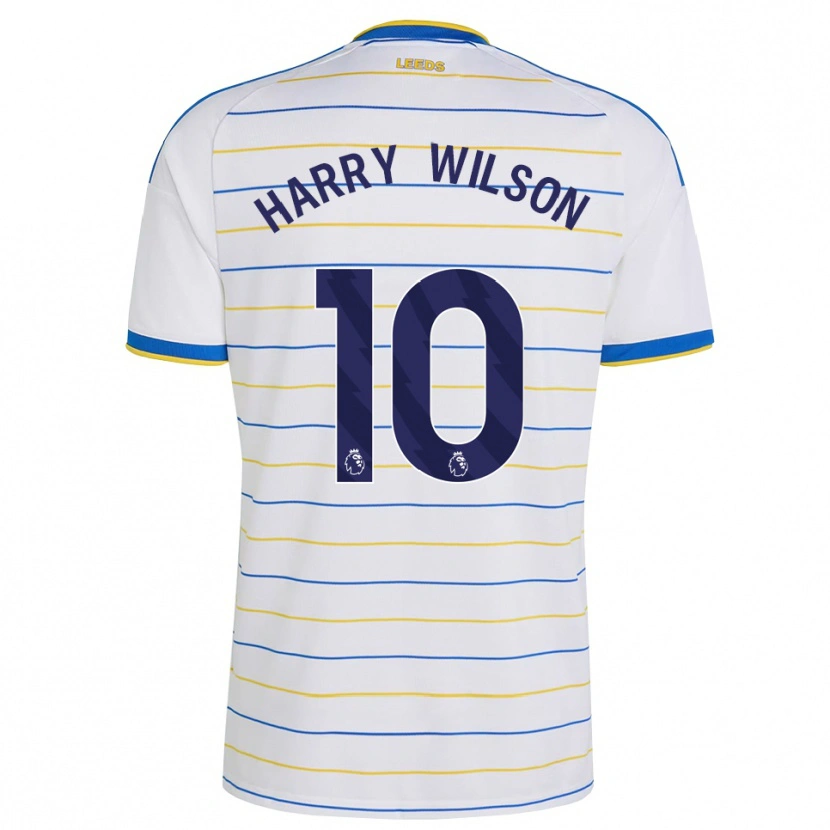 Danxen Uomo Maglia Harry Wilson #10 Rosso Giallo Blu Kit Gara Home 2026/27 Maglietta