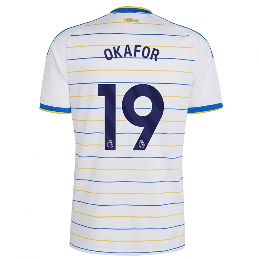 Danxen Uomo Maglia Noah Okafor #19 Rosso Giallo Blu Kit Gara Home 2026/27 Maglietta