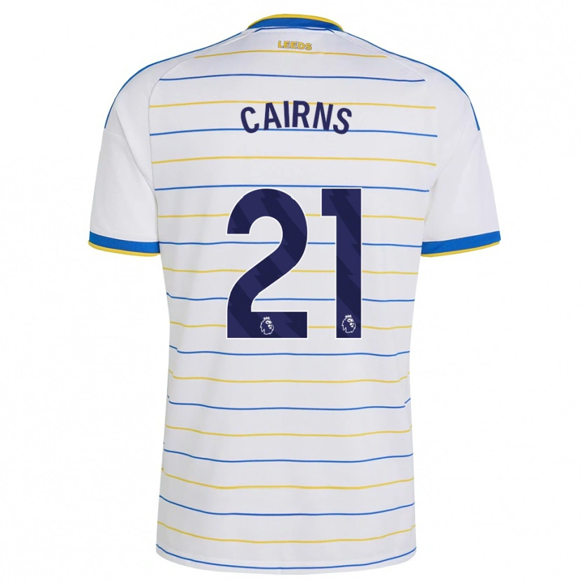 Danxen Uomo Maglia Alex Cairns #21 Rosso Giallo Blu Kit Gara Home 2026/27 Maglietta