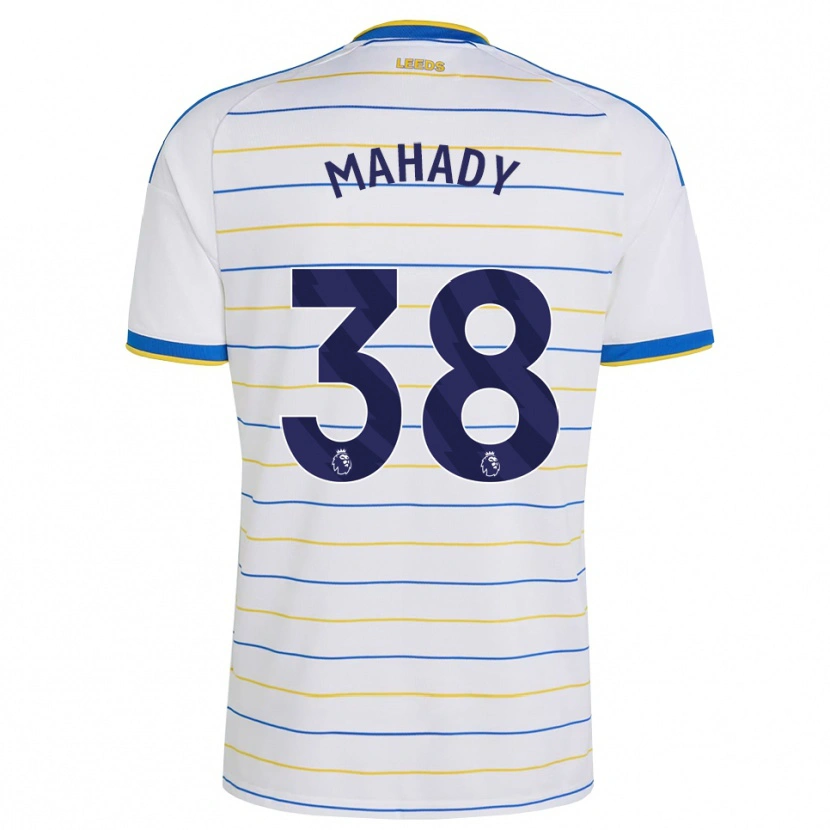 Danxen Uomo Maglia Rory Mahady #38 Rosso Giallo Blu Kit Gara Home 2026/27 Maglietta