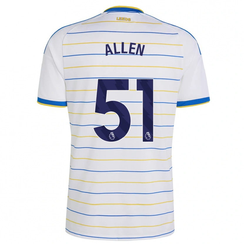 Danxen Uomo Maglia Charlie Allen #51 Rosso Giallo Blu Kit Gara Home 2026/27 Maglietta