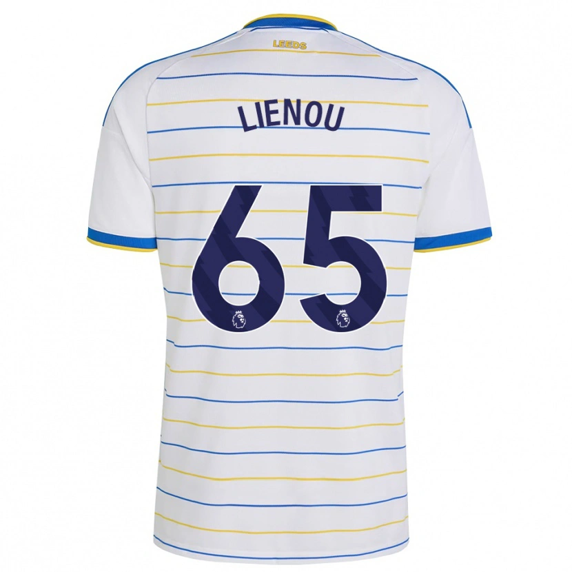 Danxen Uomo Maglia Jayden Lienou #65 Rosso Giallo Blu Kit Gara Home 2026/27 Maglietta