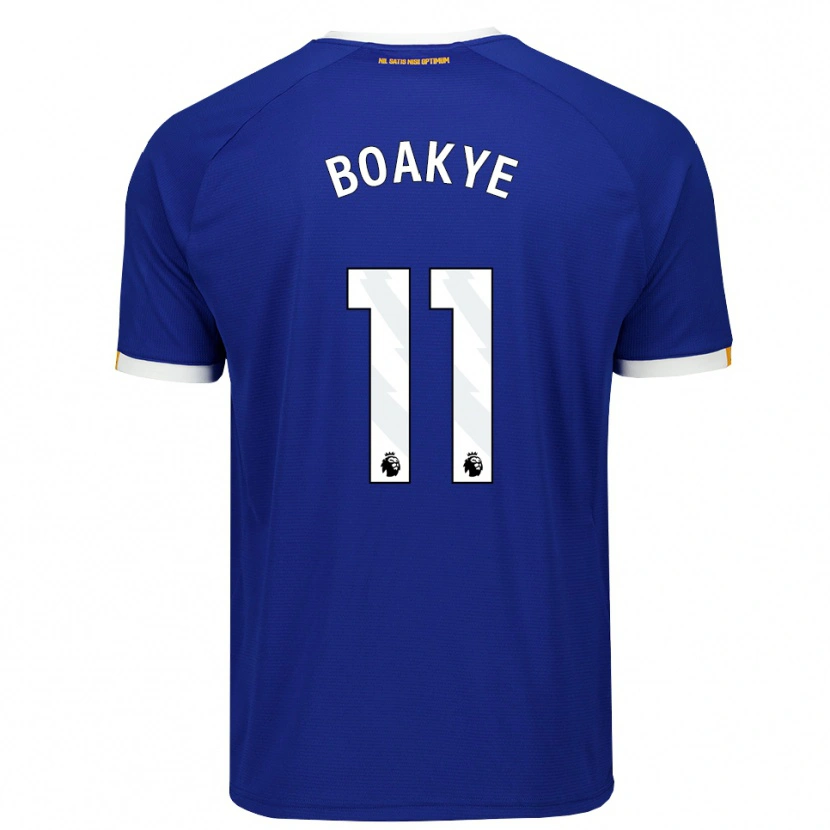 Danxen Uomo Maglia Kingsford Boakye #11 Blu Bianco Giallo Kit Gara Home 2026/27 Maglietta