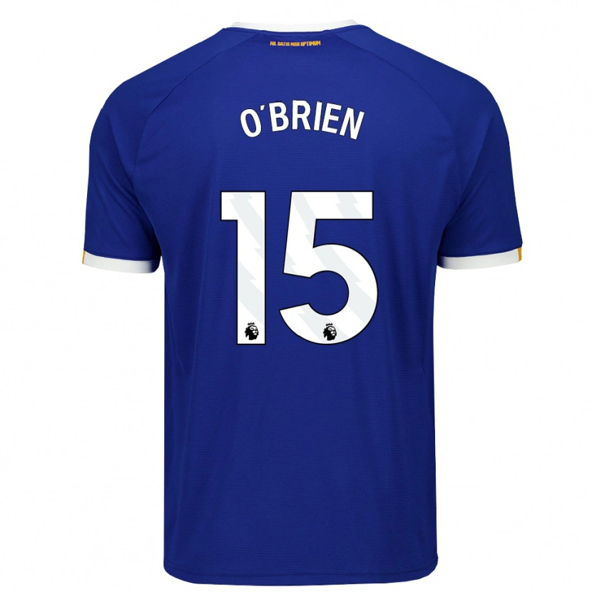 Danxen Uomo Maglia Jake O'brien #15 Blu Bianco Giallo Kit Gara Home 2026/27 Maglietta