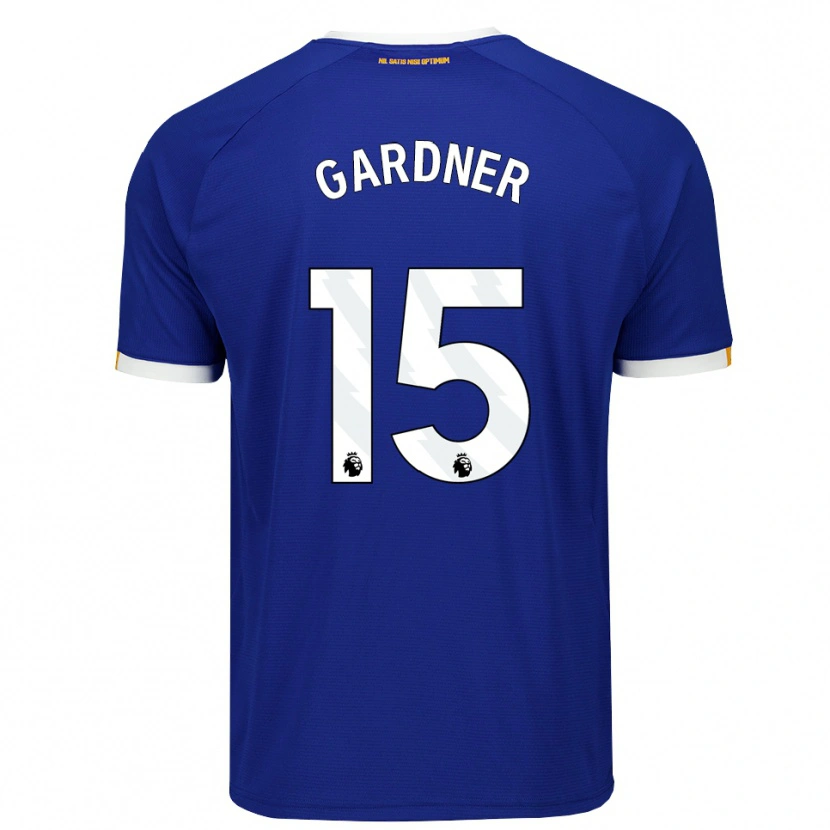 Danxen Uomo Maglia Luis Gardner #15 Blu Bianco Giallo Kit Gara Home 2026/27 Maglietta