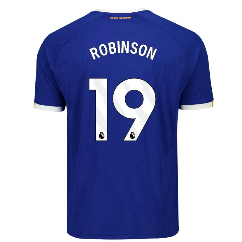Danxen Uomo Maglia Katie Robinson #19 Blu Bianco Giallo Kit Gara Home 2026/27 Maglietta