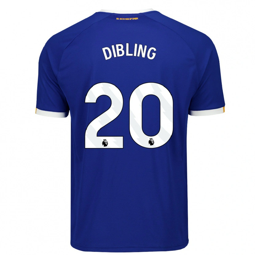 Danxen Uomo Maglia Tyler Dibling #20 Blu Bianco Giallo Kit Gara Home 2026/27 Maglietta