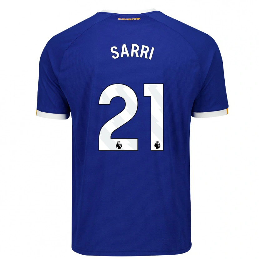Danxen Uomo Maglia Veatriki Sarri #21 Blu Bianco Giallo Kit Gara Home 2026/27 Maglietta