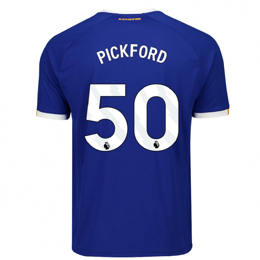 Danxen Uomo Maglia George Pickford #50 Blu Bianco Giallo Kit Gara Home 2026/27 Maglietta
