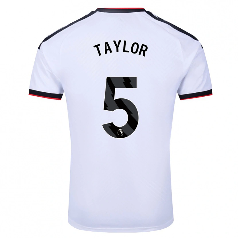 Danxen Uomo Maglia Archie Taylor #5 Bianco Nero Rosso Kit Gara Home 2026/27 Maglietta