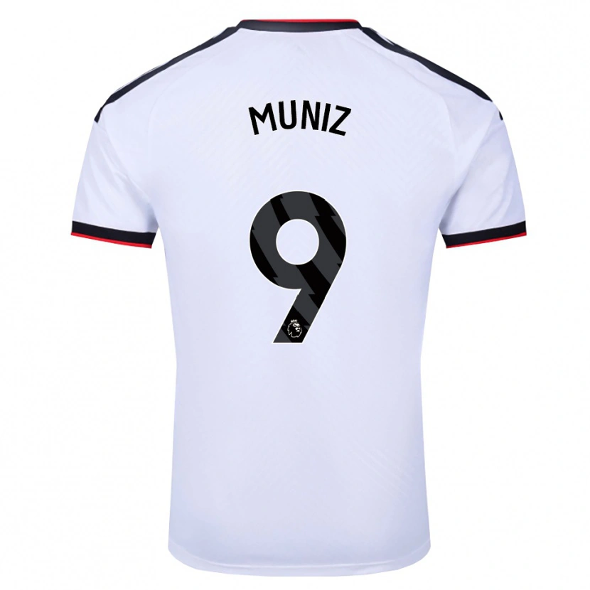 Danxen Uomo Maglia Rodrigo Muniz #9 Bianco Nero Rosso Kit Gara Home 2026/27 Maglietta