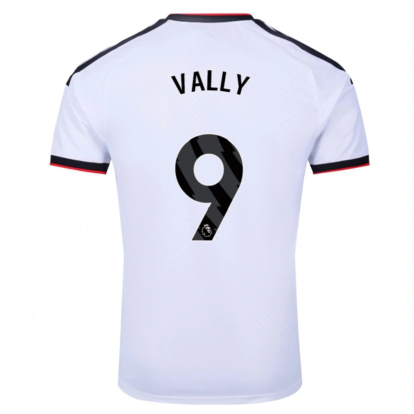 Danxen Uomo Maglia Khai Vally #9 Bianco Nero Rosso Kit Gara Home 2026/27 Maglietta