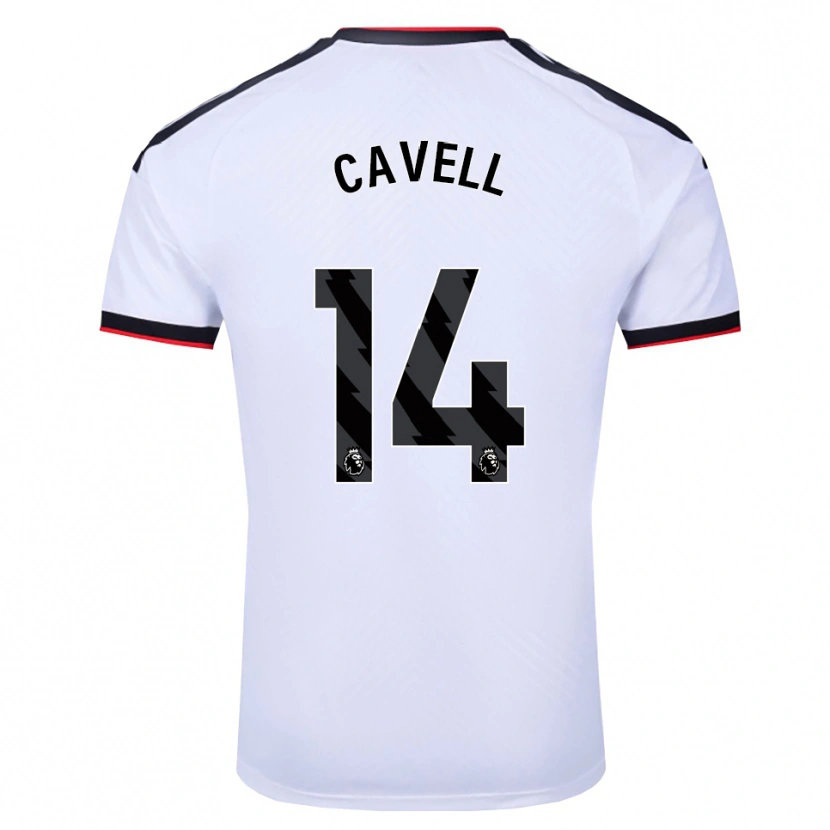 Danxen Uomo Maglia Tarrell Cavell #14 Bianco Nero Rosso Kit Gara Home 2026/27 Maglietta