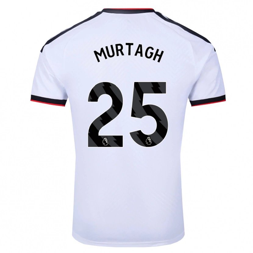 Danxen Uomo Maglia Ruby Murtagh #25 Bianco Nero Rosso Kit Gara Home 2026/27 Maglietta