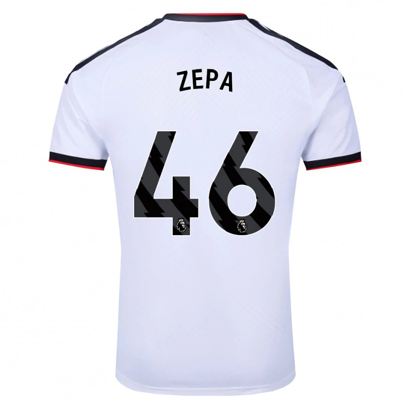 Danxen Uomo Maglia Macauley Zepa #46 Bianco Nero Rosso Kit Gara Home 2026/27 Maglietta