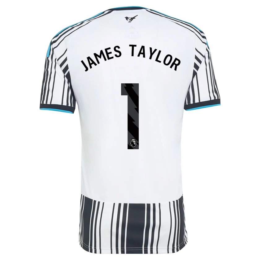 Danxen Uomo Maglia James Taylor #1 Azzurro Nero Bianco Kit Gara Home 2026/27 Maglietta