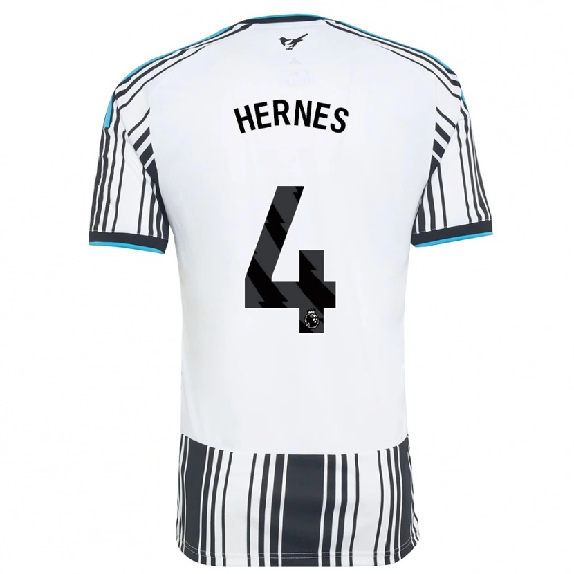 Danxen Uomo Maglia Travis Hernes #4 Azzurro Nero Bianco Kit Gara Home 2026/27 Maglietta
