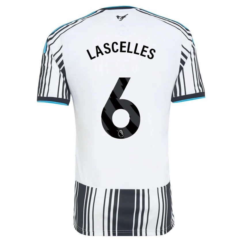 Danxen Uomo Maglia Jamaal Lascelles #6 Azzurro Nero Bianco Kit Gara Home 2026/27 Maglietta