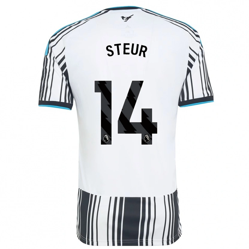 Danxen Uomo Maglia Sean Steur #14 Azzurro Nero Bianco Kit Gara Home 2026/27 Maglietta