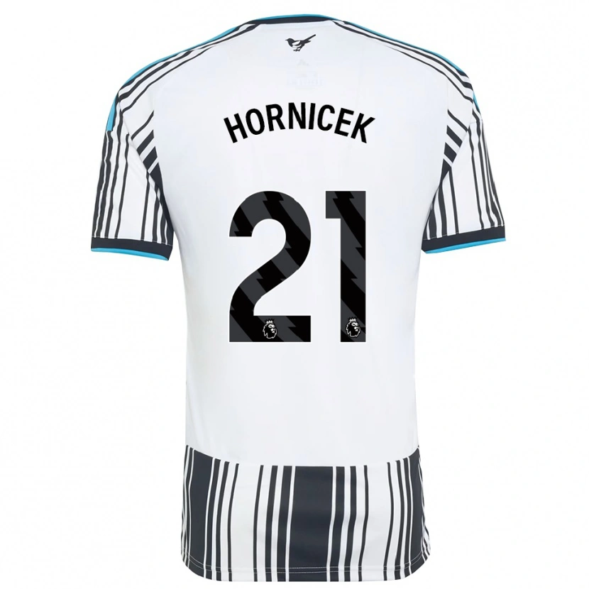 Danxen Uomo Maglia Lukas Hornicek #21 Azzurro Nero Bianco Kit Gara Home 2026/27 Maglietta