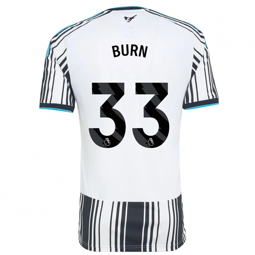 Danxen Uomo Maglia Dan Burn #33 Azzurro Nero Bianco Kit Gara Home 2026/27 Maglietta
