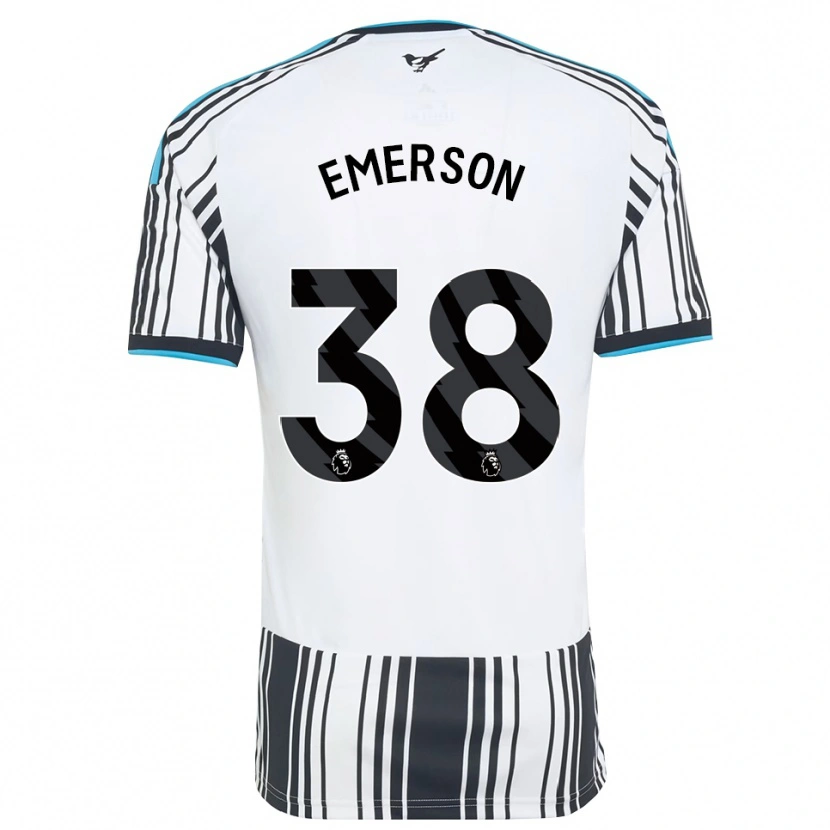 Danxen Uomo Maglia Johnny Emerson #38 Azzurro Nero Bianco Kit Gara Home 2026/27 Maglietta