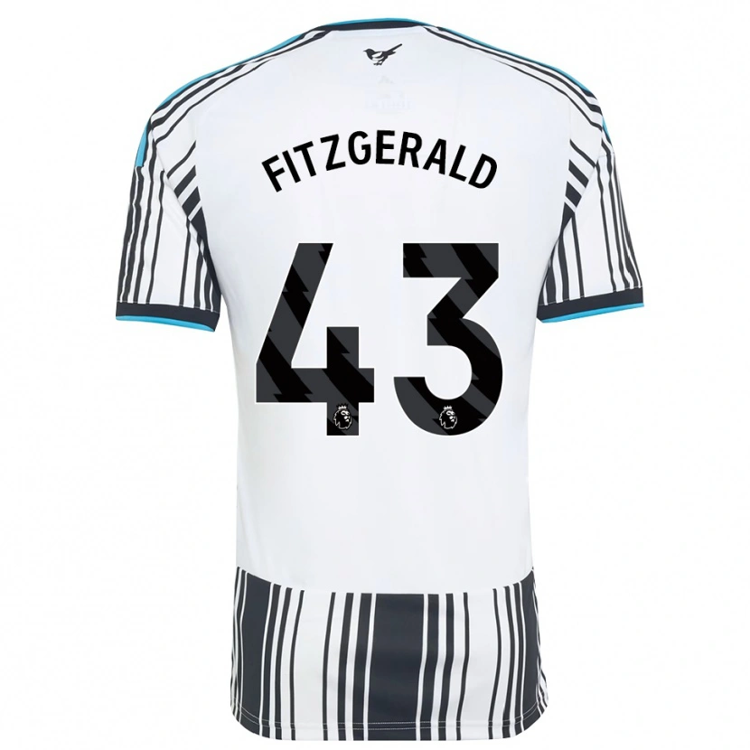 Danxen Uomo Maglia Kyle Fitzgerald #43 Azzurro Nero Bianco Kit Gara Home 2026/27 Maglietta