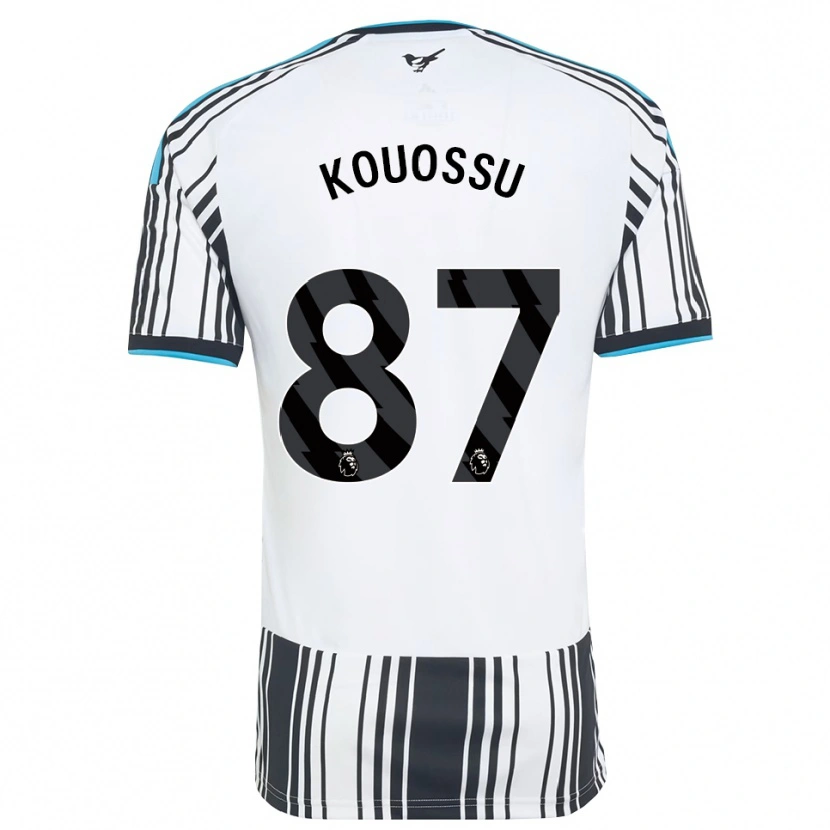 Danxen Uomo Maglia Jayden Kouossu #87 Azzurro Nero Bianco Kit Gara Home 2026/27 Maglietta