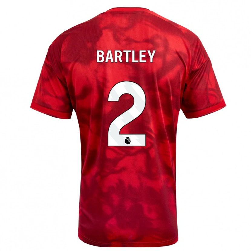 Danxen Uomo Maglia Okello Bartley #2 Cremisi Bianco Kit Gara Home 2026/27 Maglietta