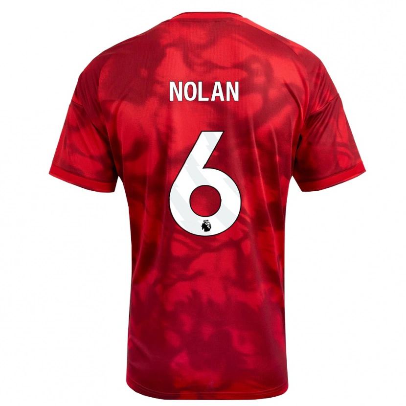 Danxen Uomo Maglia Sonny Nolan #6 Cremisi Bianco Kit Gara Home 2026/27 Maglietta