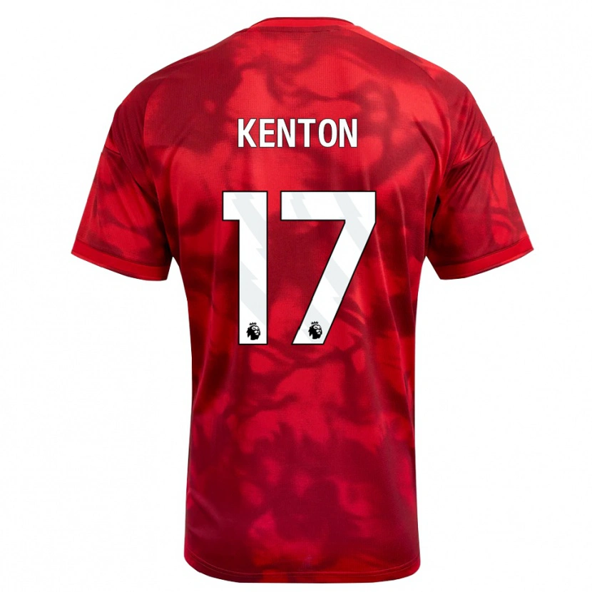 Danxen Uomo Maglia Kamai Kenton #17 Cremisi Bianco Kit Gara Home 2026/27 Maglietta